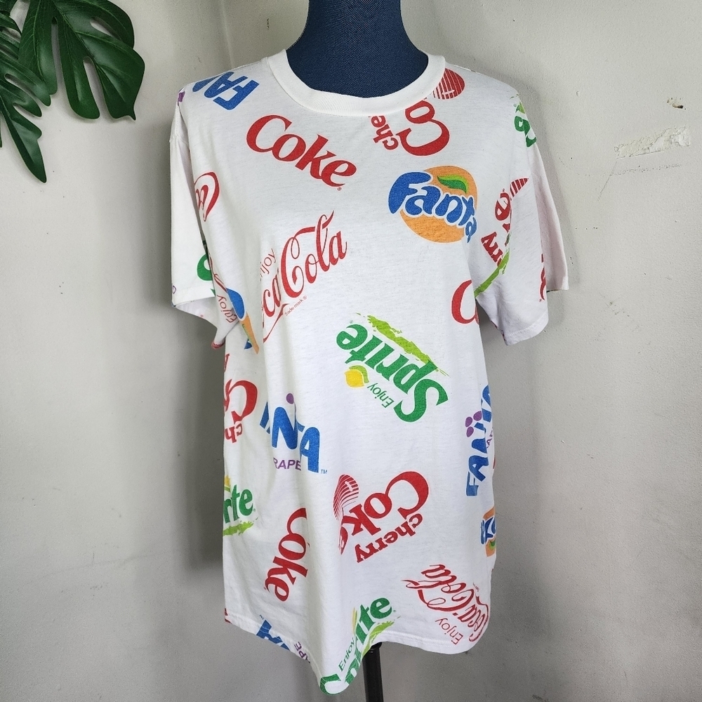 Coca Cola Multi Logo T Shirt